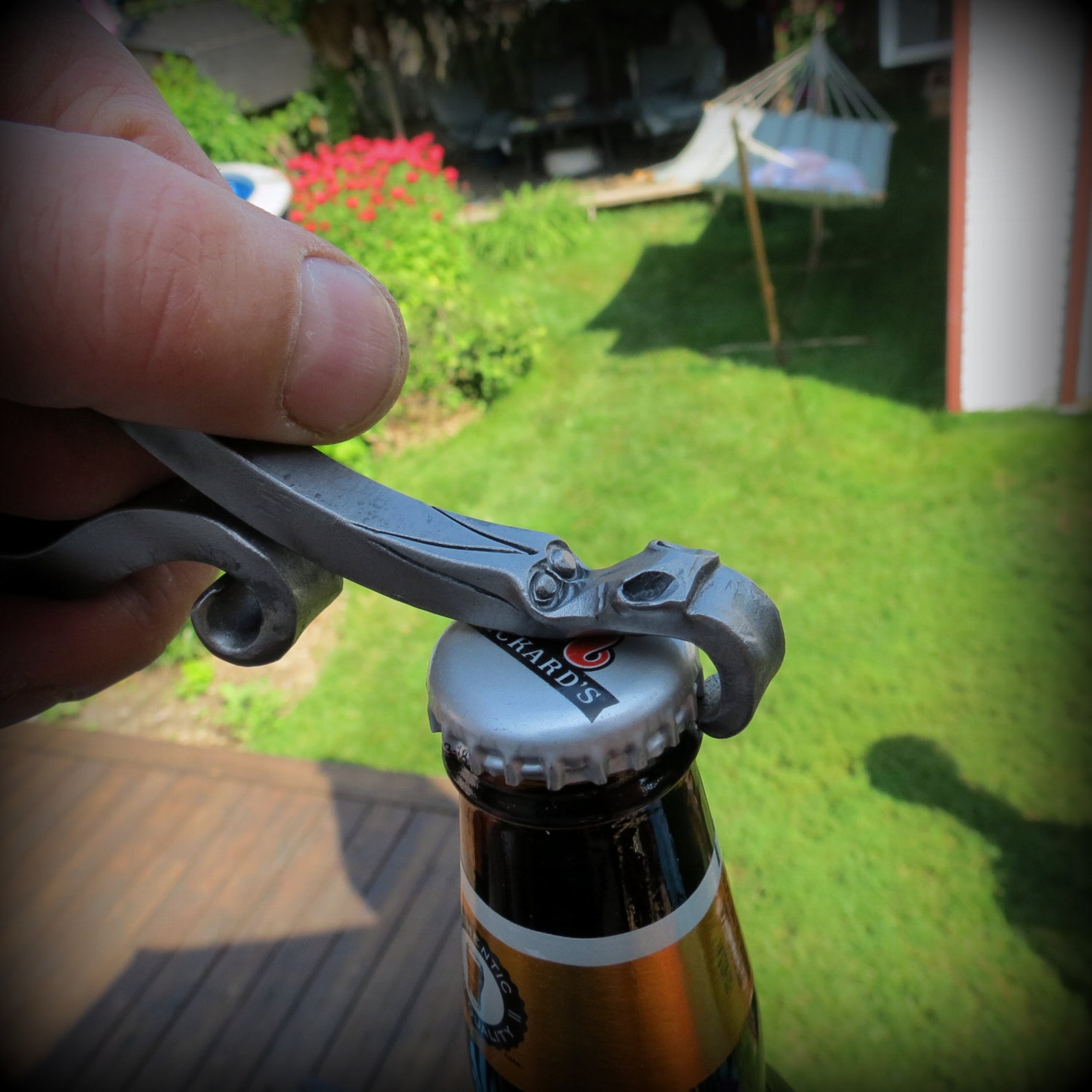 DRAGON Bottle Opener Hand by Blacksmith Etsy