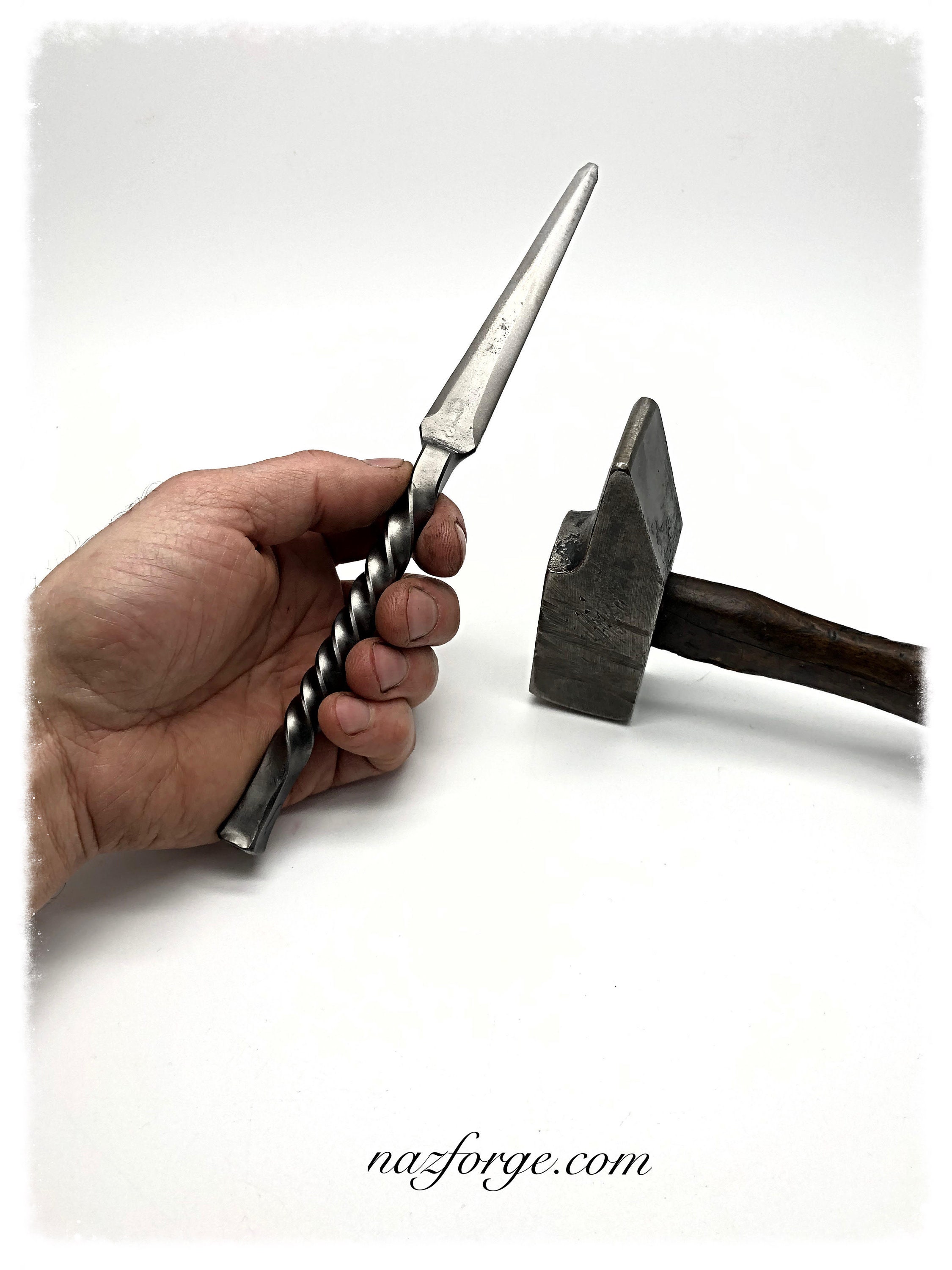 Letter Opener Blacksmith with a Twist Gift for Husband, 6