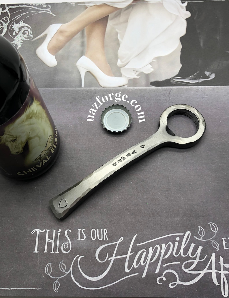 6 Years Iron Wedding Anniversary Gift Bottle Opener for