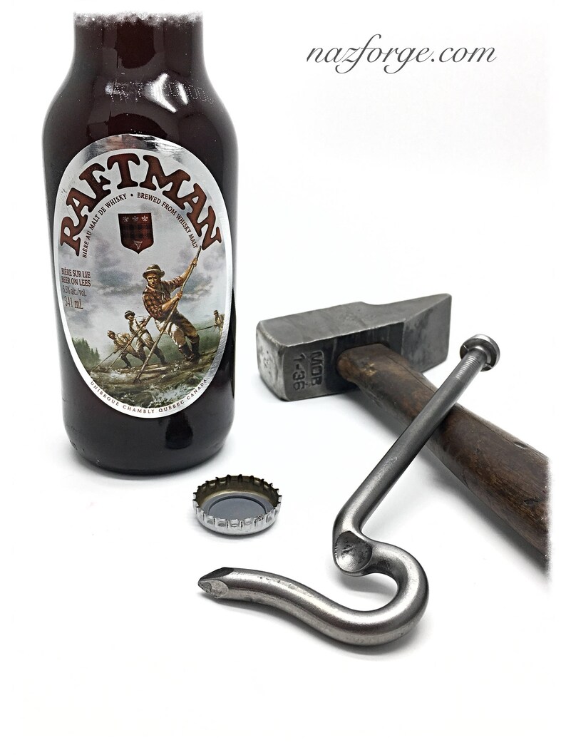 NAIL IT !!.. Hand Made from a Large Nail Gifts for Handy Man Men Boyfriend Husband Personalized Groomsmen Gift Idea Bottle Opener