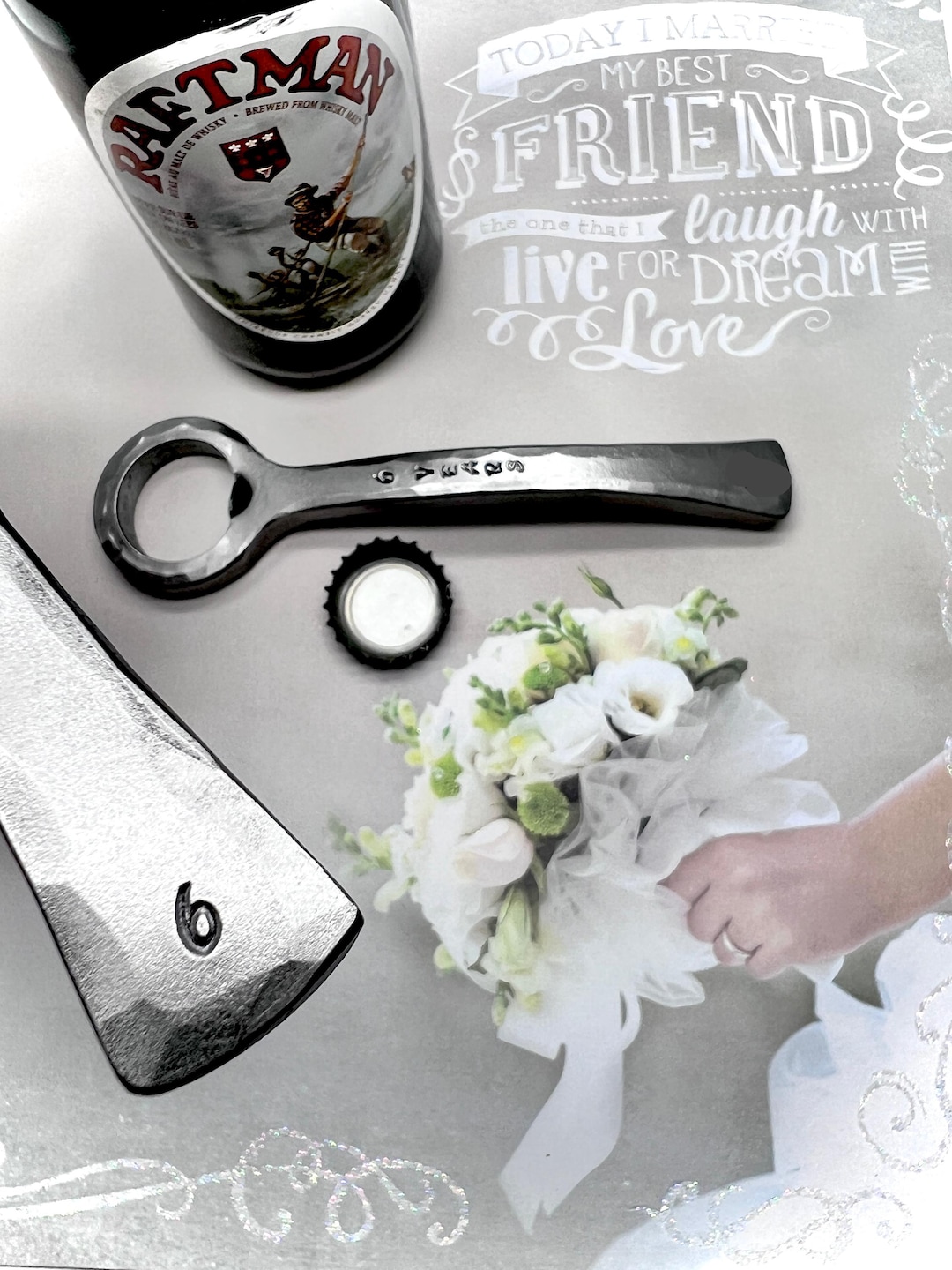 6 Years Iron Wedding Anniversary Gift Bottle Opener for Him, Her or the ...