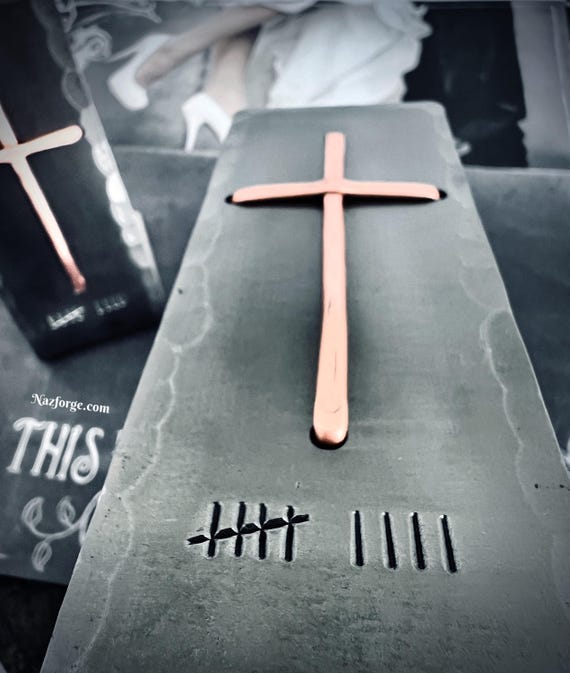 9th Year Wedding Anniversary Gift Idea, Christian Cross for Husband or Wife, Table, Desktop -Him Her or Couple,Can be Personalized