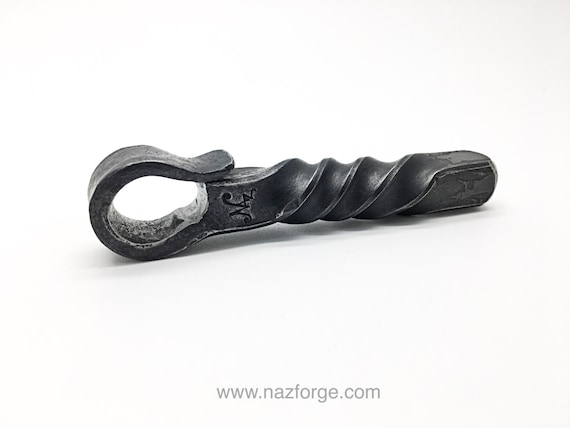 PIPE TAMPER Hand Forged by Blacksmith Naz -Twisted Metal Pipe Tool - Naz Forge - Smoking Accessories