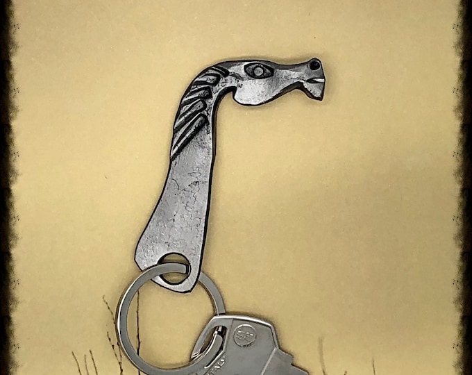 HORSE HEAD Keychain Hand and Signed by Etsy