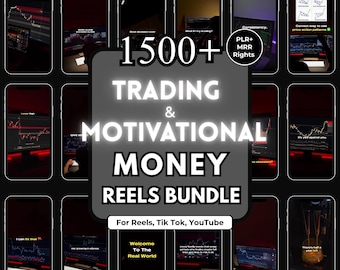 1500+ Reel Bundle for Instagram TikTok YouTube Shorts Viral Video Content for Reels Creators 200+ trading reels + 1300+ motivational reels