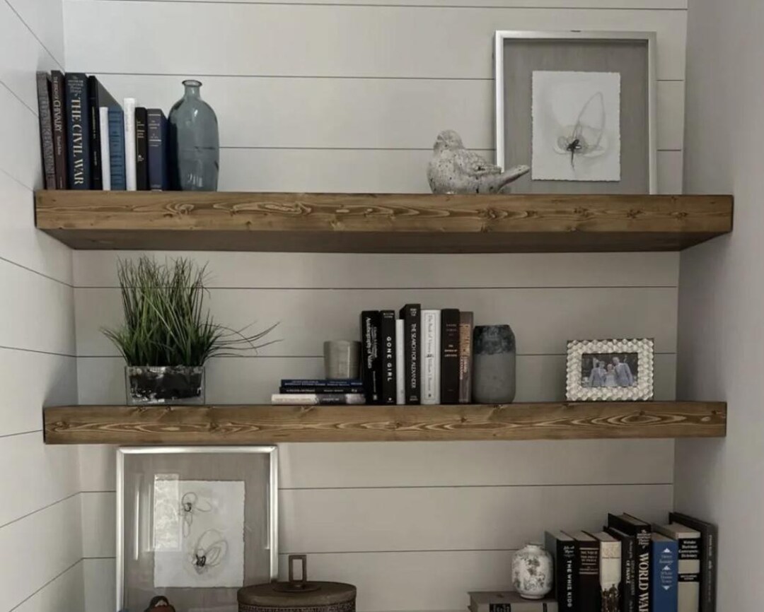 Handcrafted Shelf Handcrafted Rustic Wood Floating Shelf - Etsy
