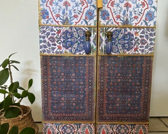Marokkanisch inspirierter Schrank, Schmuckkästchen, Andenkenkästchen, Hochzeitsgeschenk, Medizinschrank