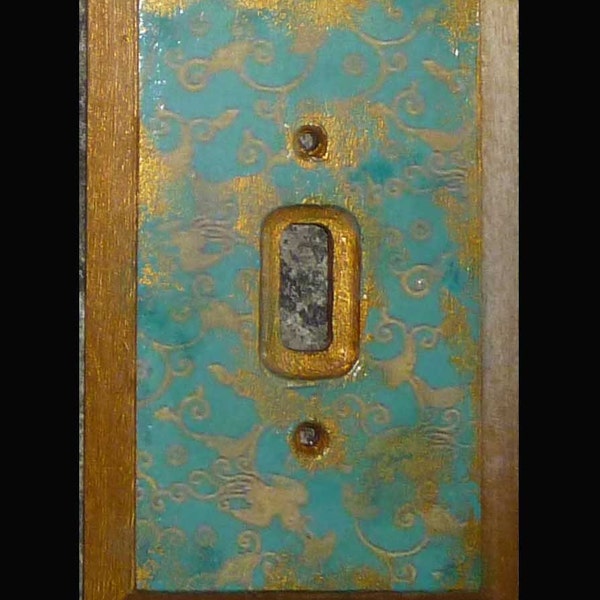 Light switch cover, Moroccan inspired
