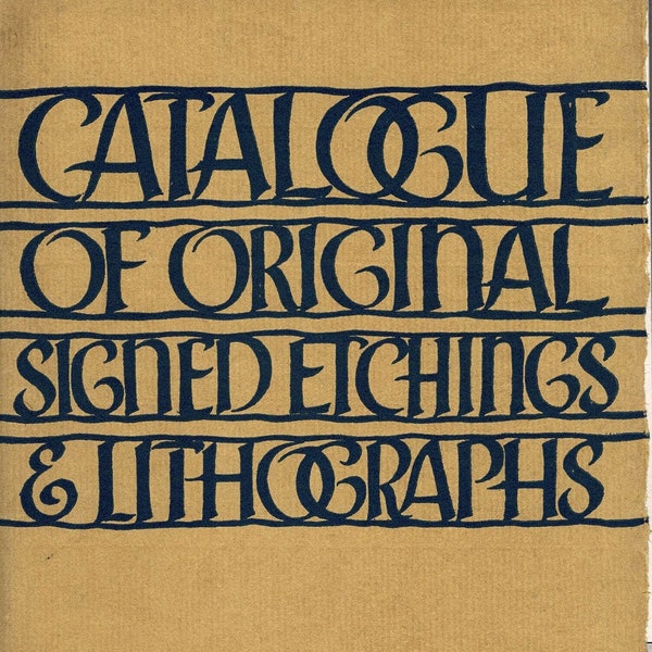 Antique Vintage Associated American Artists NYC Catalogues and Ephemera of Original Signed Etchings & Lithographs 1938