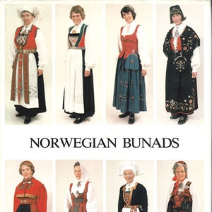 Norwegian Bunads Folk Costumes in Western Norway Book Oslo Norway 1982 Traditional Dress Textiles