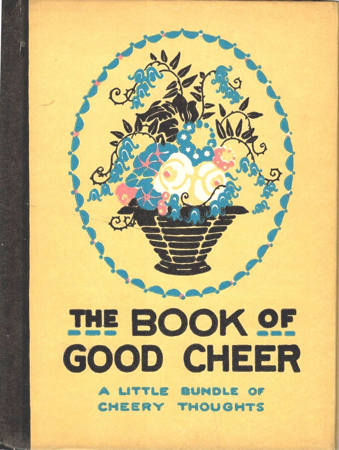 Antique the Book of Good Cheer Art Deco Era Illustrated Book Etsy