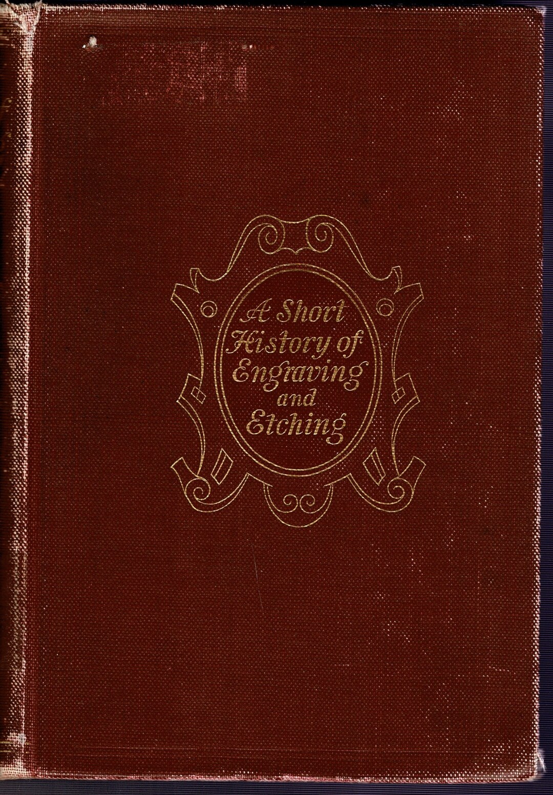 Antique A Short History of Engraving and Etching Book A.M. Hind Houghton Mifflin Boston 1908 Old