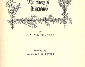 Antique Vintage the Story of Boxwood Book by Mccarty Drawings by Peters  Dietz Press Richmond VA History Outdoor Shrubs Landscape Design