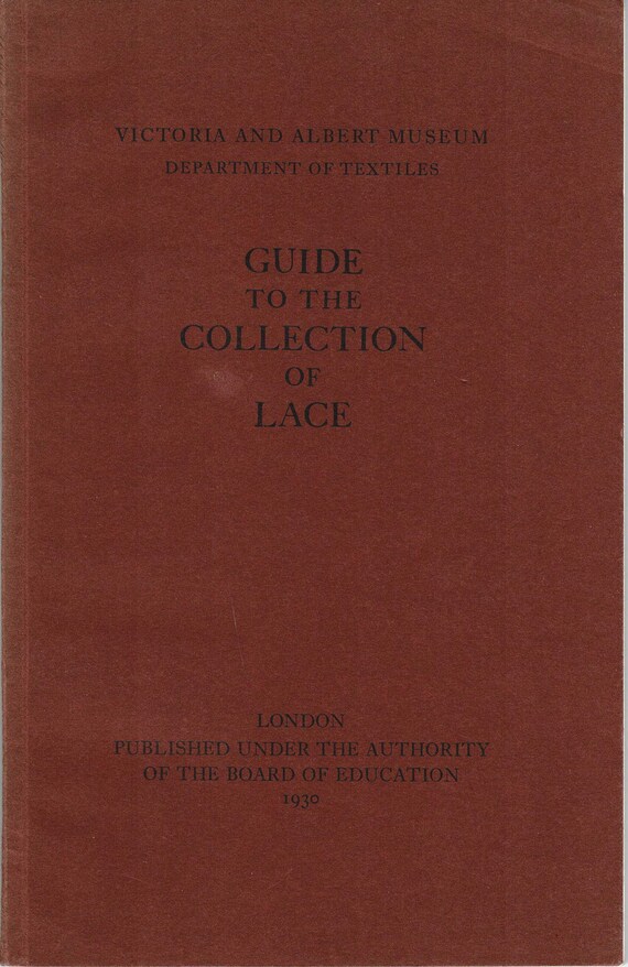 LACE　VICTORIA AND  MUSEUM Antique Guide Collection of Lace Catalogue Book Victoria and