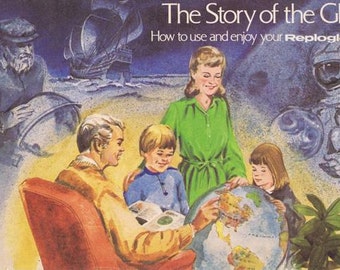 Vintage The Story of the Globe, Replogle Globe Co. Booklet 1974 Great Pics and Graphics