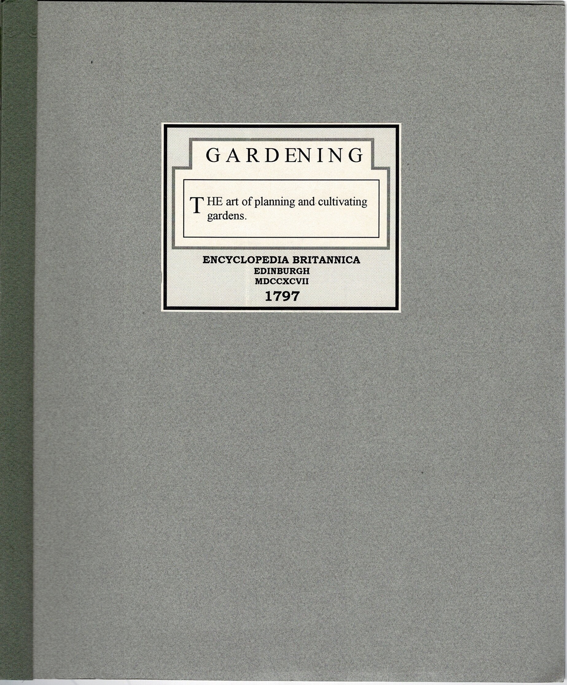Antique Vintage Gardening Art of Planning Cultivating Excerpts