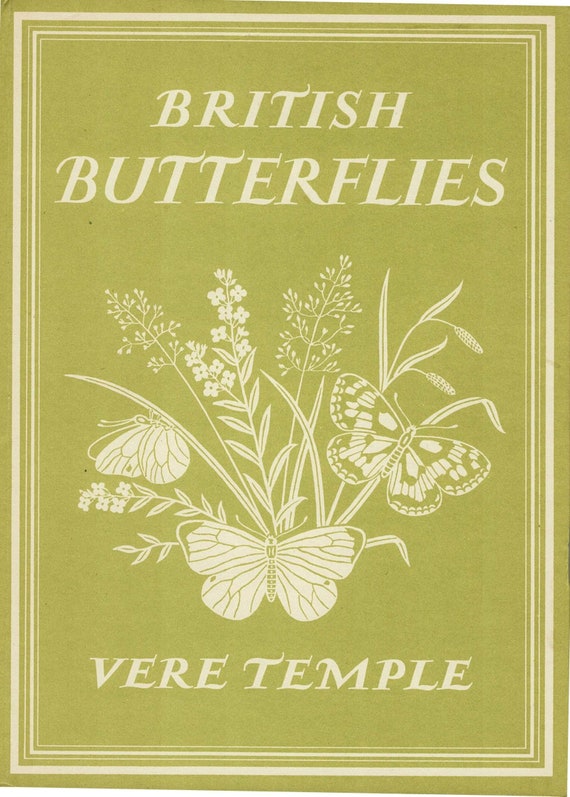 British Butterflies Book by Vere Temple 1949 Natural History | Etsy