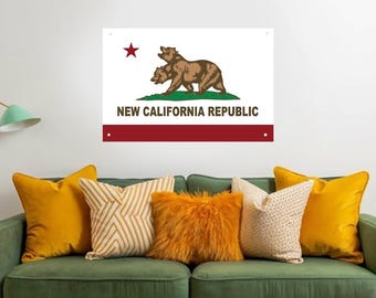 Bandiera Repubblica Della California Fallout – Da Loot Crate 60x90 Cm – Nuova Di Zecca!