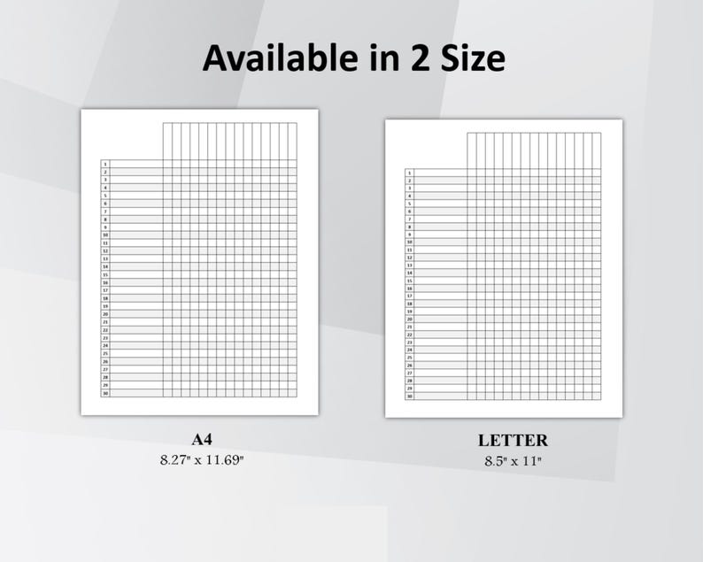 Class Record & Checklist Printable, Teacher Gradebook, Class Attendance ...