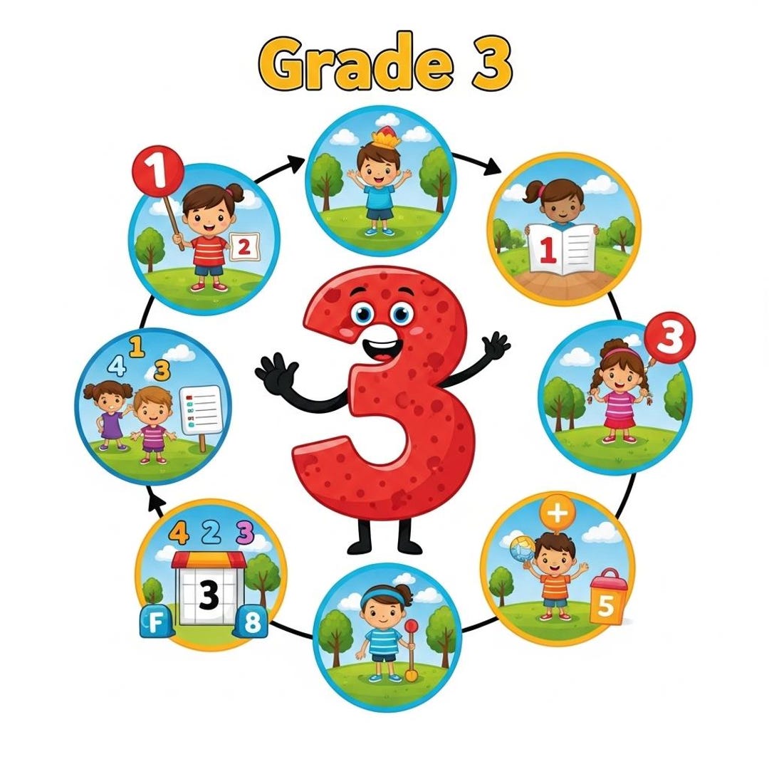 Ontario Grade 3 Math Workbook: Printable Curriculum Aligned PDF (55 ...