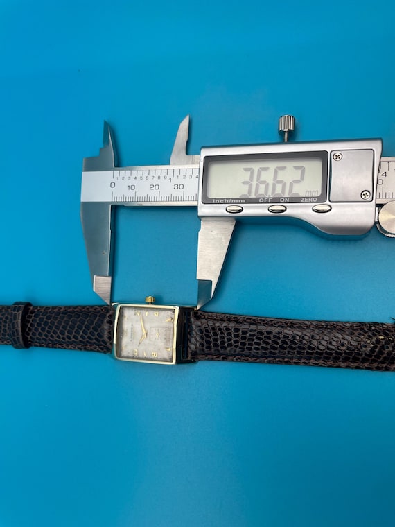 1953 Longines - Rectangular "Tank" Watch - Calibe… - image 10