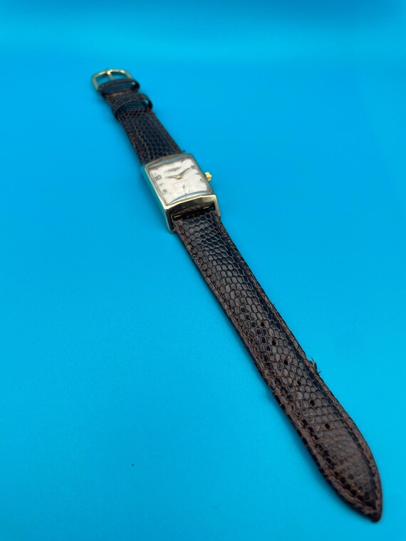 1953 Longines - Rectangular "Tank" Watch - Calibe… - image 7