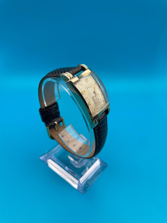 1951 Longines - Caliber 9L Rectangular Form Movem… - image 5