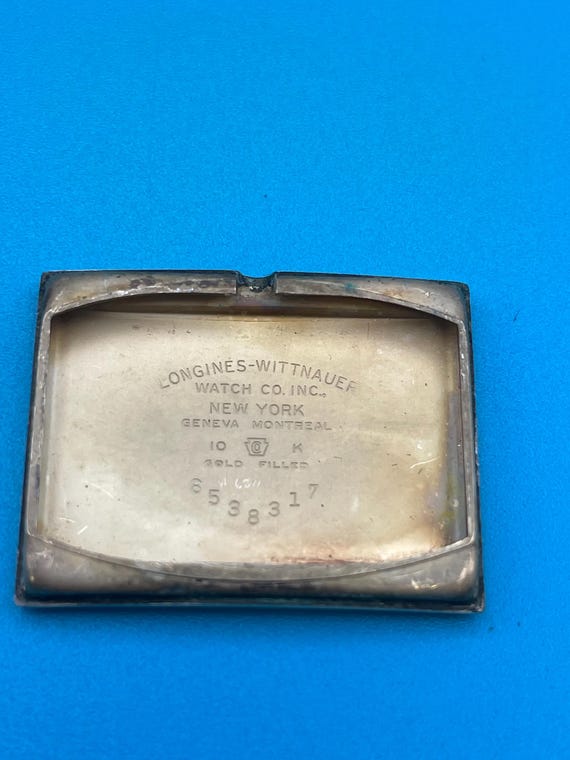 1951 Longines - Caliber 9L Rectangular Form Movem… - image 12