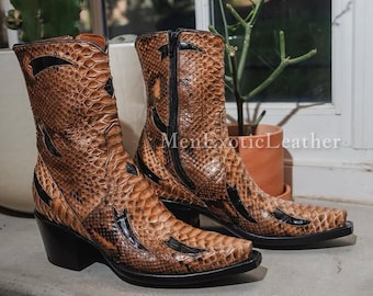 Handcrafted Python Boots | Men's Boots Formal only Made for You