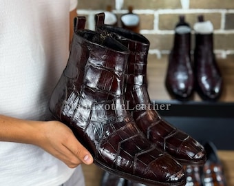 Handcrafted Alligator Boots | Men's Boots Formal only Made for You