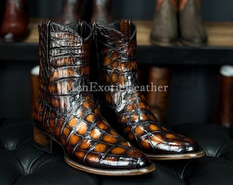 Handcrafted Alligator Boots | Men's Boots Formal only Made for You