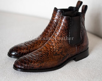 Handcrafted Python Boots | Men's Boots Formal only Made for You