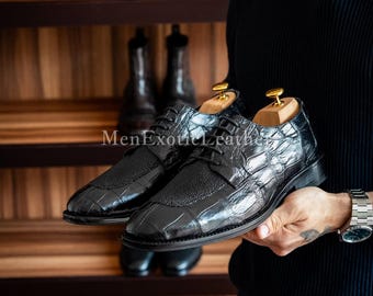 Handcrafted Alligator Derby | Men's Boots Formal only Made for You