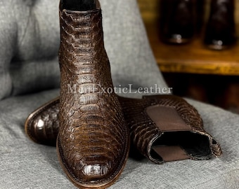 Handcrafted Python Boots | Men's Boots Formal only Made for You