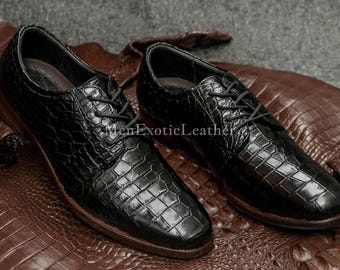 Handcrafted Alligator Derby | Men's Boots Formal only Made for You