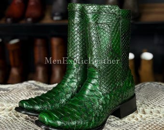 Handcrafted Python Boots | Men's Boots Formal only Made for You