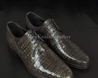 Handcrafted Alligator Derby | Men's Boots Formal only Made for You
