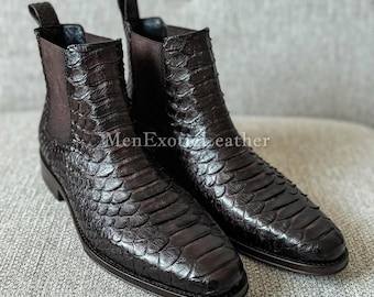 Handcrafted Python Boots | Men's Boots Formal only Made for You