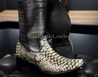 Handcrafted Python Boots | Men's Boots Formal only Made for You