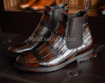 Handcrafted Alligator Boots | Men's Boots Formal only Made for You