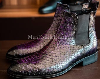 Handcrafted Python Boots | Men's Boots Formal only Made for You
