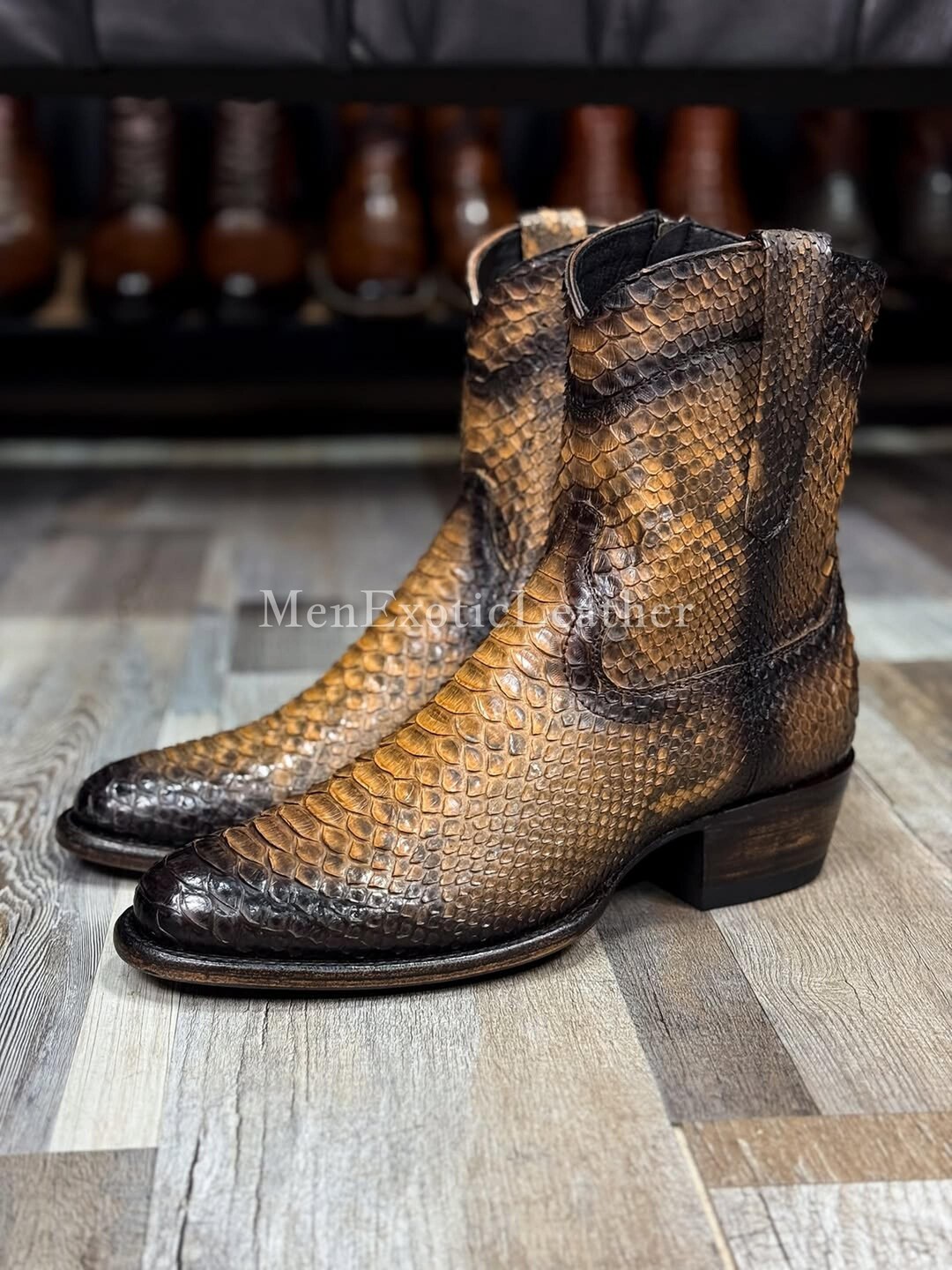 Python Boots Colour Handcrafted Python Boots | Men's Boots Formal Only Made for You - Etsy