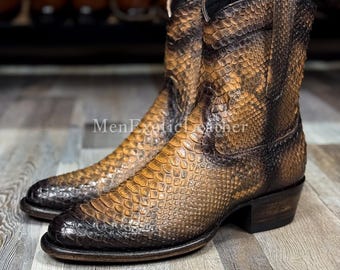 Handcrafted Python Boots | Men's Boots Formal only Made for You