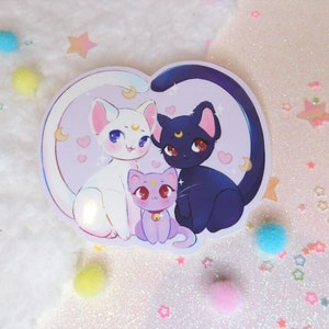 Moon cats Sticker