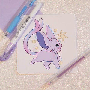 5x5 Espeon print