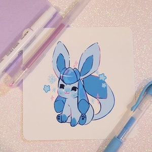 5x5 Glaceon print