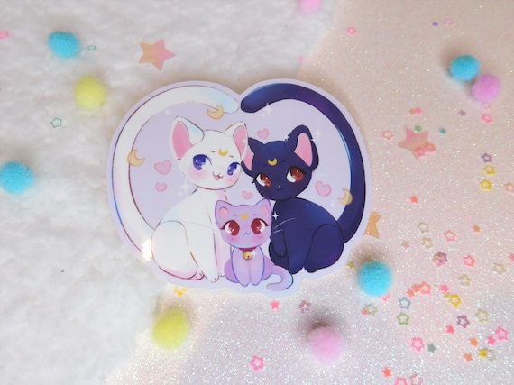 Moon Cats Sticker