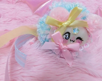 ふわふわ PomPom Fairy Doll {bubbly bat}