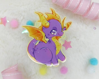 Purple Dragon Sticker