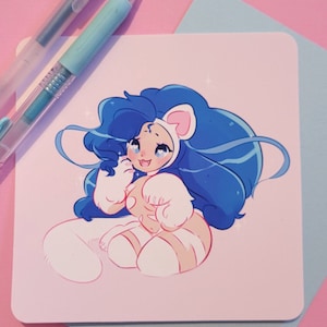 5x5 Felicia print